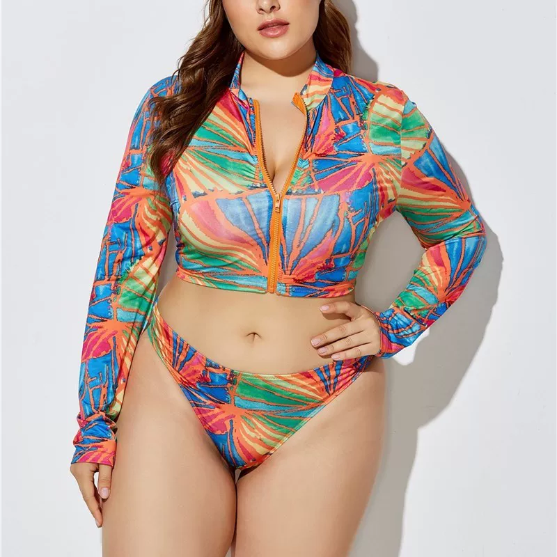 Пляжный костюм для полных девушек размера Womln Bikini Set Fatto Fatto Fatto База плавания.