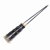 Carbon double support rod size drag rosewood handle diabolo pole diabolo shaking pole long pole single head diabolo pole 45 cm