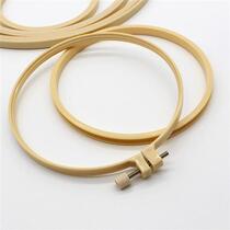 Cross stitch imitation wood color embroidery hoop adjustable embroidery frame handmade embroidery stand tool diy embroidery flower stretcher universal embroidery