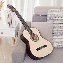 39 Inch Classical Nylon String Wood Guitar Student Beginners new mains Getting started with a full set of courses