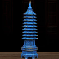 Lianshantang copper color 13th floor Wenchang Tower decorations y9th floor 13th floor study desk decoration home living room entrance