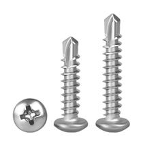 Speed dovetail stainless steel hair Shanghai screws M steel sheet drilling tail 410 self-tapping cross screw wire sheet round head