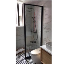 Customized bathroom glass partition h single piece glass door dry and wet partition bathroom glass door shower glass door single