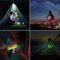 Emergency Lighting B Gadget ~ 6 Installed Power Outage Disaster Prevention Signal Rod Self-Luminous Fluorescent Stick Field Tactical Lighting