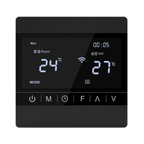 Intelligent LCD hydroelectric floor heating thermostat control panel C switch home business-specific digital display constant temperature touch