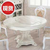 Form-free water crystal plate PVC table cushion round washing table cloth waterproof oil soft table glass plastic quality cloth transparent tea table cushion