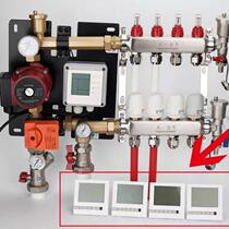 Tianyi Jinniu floor heating water distributor intelligent digital display temperature control electronic temperature control K instrument open adjustable temperature control surface