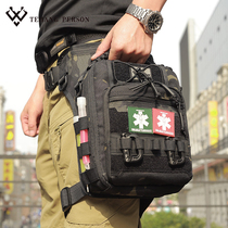 New urban commuting leg bag cycling large T capacity leg bag multi-functional crossbody bag can accommodate 10 9-inch tablets