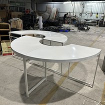 New wedding props S-shaped round iron dessert table combination wedding flower vessel flower stand stage outdoor decoration