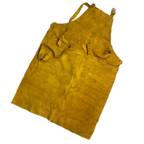 Full cowhide electric f welding anti-scalding flame retardant high temperature welding fireproof labor protection welding argon arc welding protective apron