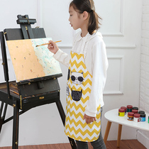 Children Apron Girls Fine Arts Students Special Drawing Painting Home Kitchen Cartoon Cute Waterproof Cooking Mens Hood Clothes