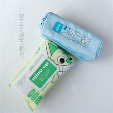 Pet салфетки mindup宠物专用柔无香绿茶湿巾加厚杀菌消臭日常清洁