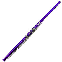 16-hole C key E key closed-hole flute color blue purple cyan flute children students beginners playing musical instruments