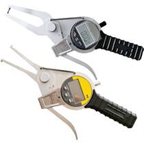 Electronic digital display outer card gauge 0-20 50 100 with meter digital display inner card gauge 15-35 0 01 wall thickness caliper ruler