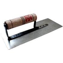 Handmade mud board manganese steel masons trowel thickened construction mud mortar gray mortar plastering sand board wooden handle iron plate