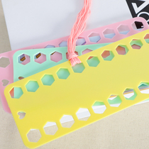 Thirty-hole cross-stitch thread board colorful plastic threading board embroidery special winding V board six pieces