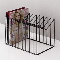 Vinyl record storage rack suitable for bookshelf placed on the table CD display rack vinyl record display frame triangle