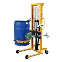 Special drum handling and loading and unloading truck manual hydraulic hoop oil drum lifting and dumping truck T electric plastic drum flipping