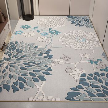 2024 new high-end entrance door floor mats, living room door carpets, entrance porch anti-slip foot mats, door mats customization