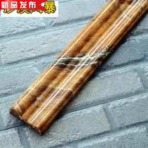Door cover background wall stone marble tile waist line wall tile edge line TV A TV frame shape window frame edge