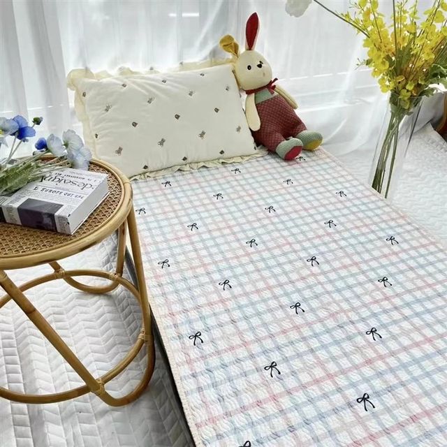 90*200cm double side one side one L fleece single bed dormitory bed linen bed cover