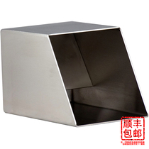 Stainless steel waterfall landscaping flowing water curtain wall water tank villa courtyard garden fish pond tank decoration modified water outlet