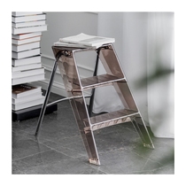JOYLOVE Japanese Household Ladder Transparent Acrylic Portab