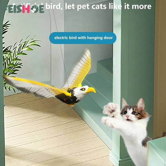 SufaSimulationBirdInteractiveCatToyElectricHangingEag