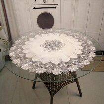 Internet celebrity New Round Tablecloth Table PVC Round Table Cover For Eve