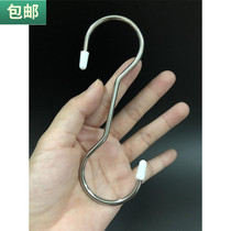 High-end durable S-hook nail-free hook S-shaped random hook 3-pack stainless steel hook long hook