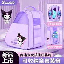 Kuromi Roller Skate Bag Childrens Skates Backpack Roller Skates Bag Skating Large Capacity Special Storage Bag