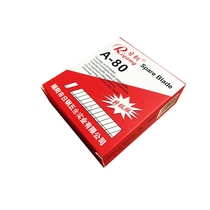 Fidelity quick release 200 pieces Japanese steel A-80 utility blade E car film small blade auto parts 9MM small knife