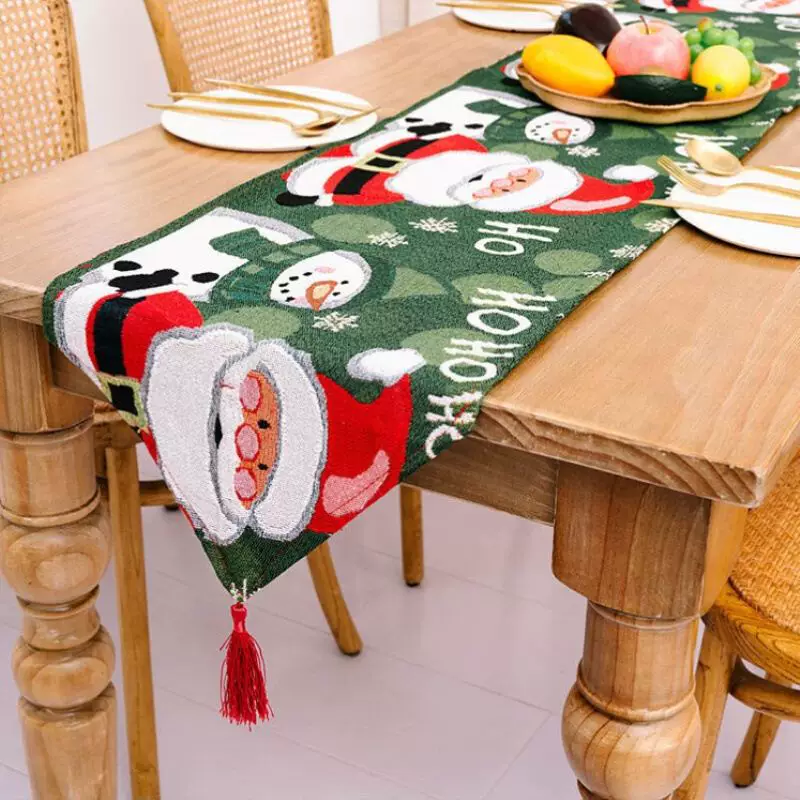 NNew Year tSable runner New Year tablecloth dining-table d