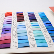 International standard zipper color card universal zipper color code nylon zipper color sample standard 240 colors