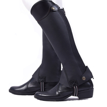 Equestrian leggings high-quality cowhide leather riding leggings mens and womens knight footwear