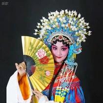 Extremely fast opera phoenix crown Xiamei butterfly crown handmade phoenix crown hat professional drama headdress empress princess phoenix crown rice