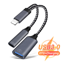 2in1 USB 3.0 OTG Charging Adapter For iPhone 14 13 12 11 Pro