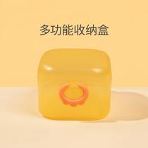 Tooth fixing storage box infant pacifier baby mushroom molar K stick portable dust-proof box when going out