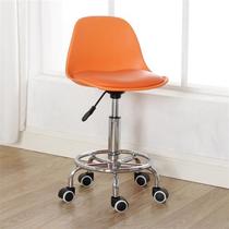 High stool bar chair bar chair household lifting swivel chair backrest small round stool W cashier counter chair
