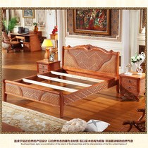 Indonesian rattan bed 1 compiled M real plant rattan bed rattan art bed double single bed solid 8 beds 1 5M rattan bed wine