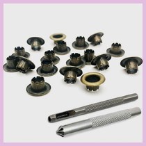 Blossom air eye button hollow rivet air eye button shoe eye button handbag file bag punching installation tool