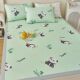 Ice Doudou Ice Silk Cool Mat Three-piece M-set Summer Student Door Single Cooling Bed Sheet Single Air Conditioning Soft Mat