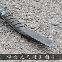 Hollow welding woodworking crowbar construction site mold removal tool mold removal crowbar flat head crowbar special steel long crowbar fixed