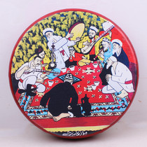 Xinjiang tambourine Uyghur handmade ethnic musical instrument painted Maixi Laifu tambourine ethnic hotel decoration tambourine