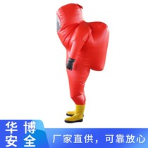 Factory direct supply of light and heavy-duty closed chemical protective clothing tight acid and alkali resistant fire protection isolation clothing anti-corrosion