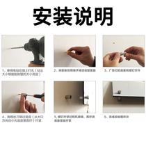 Spot stainless steel decorative nails advertising o nails acrylic screw caps glass fixed nails decorative accessories long