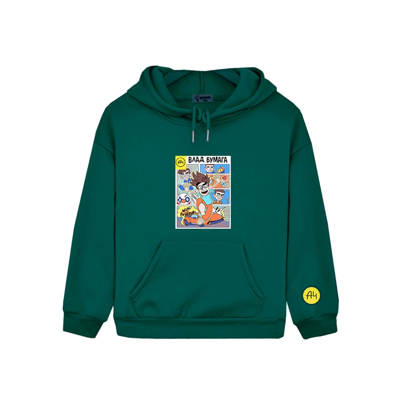 [Детский мерч cartoon A4 графичный худи Merch A4 Gelik Lam]