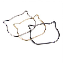 ManufacturerMetal Cute Cat Ear Bag Handles DIY Replacement For Makin