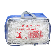 Standard bold football net for 5-a-side 7-a-side 11-a-side polyethylene material childrens football goal net durable