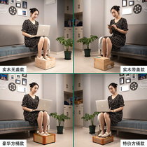 Solid wood heater household energy-saving student office under-desk foot-baking artifact warmer R foot bucket foot-baking single electric fire